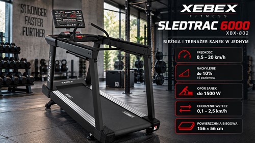 Bieżnia Xebex SledTrac 6000 XBX-802