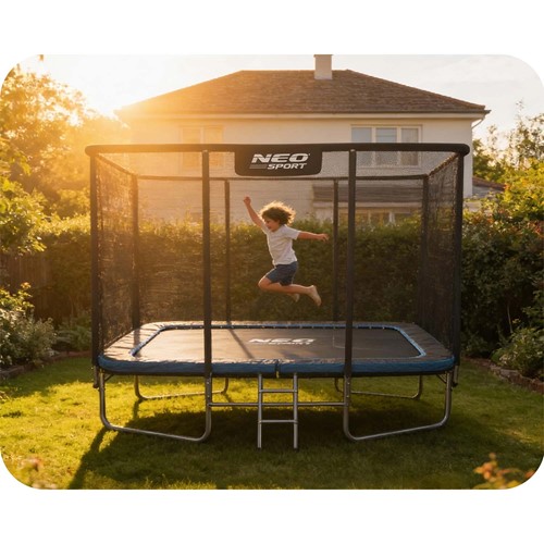 Trampolina ogrodowa NEO SPORT 12x8ft/366x244cm