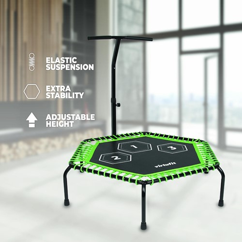 Trampolina fitness z uchwytem VirtuFit Pro 127 cm