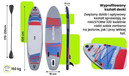 Urbogym SUP HAILSTROM 320