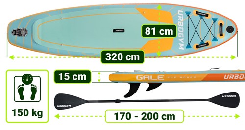 Urbogym SUP GALE 320