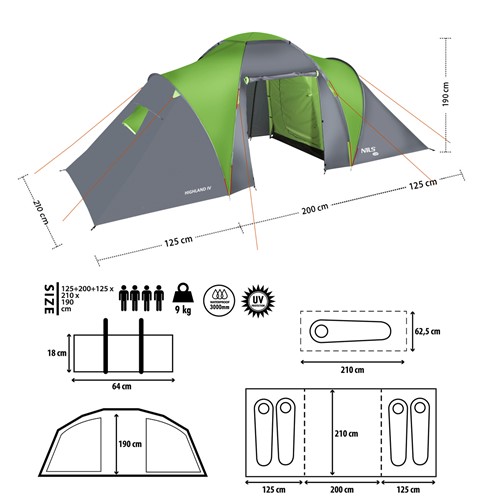 Nils Camp NC6431 Highland IV