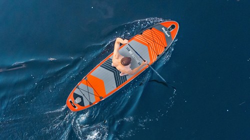 Deska SUP Rebel Active RBA4507 pomarańczowa