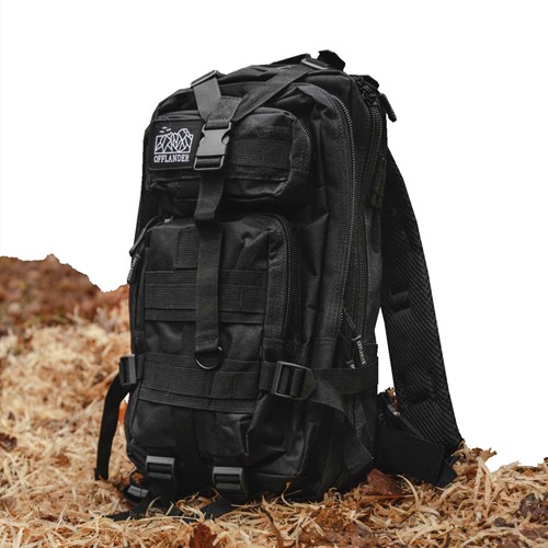 Plecak turystyczny Offlander Survival 25l czarny