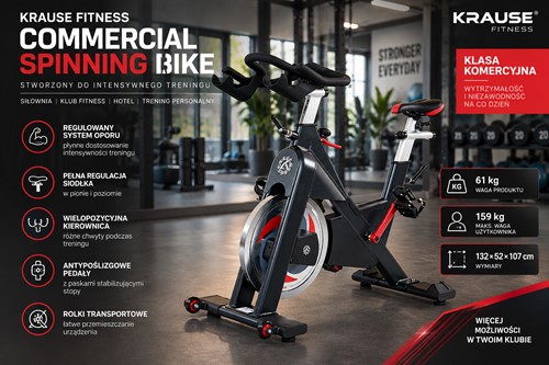 Commercial Spinning Bike Krause Fitness