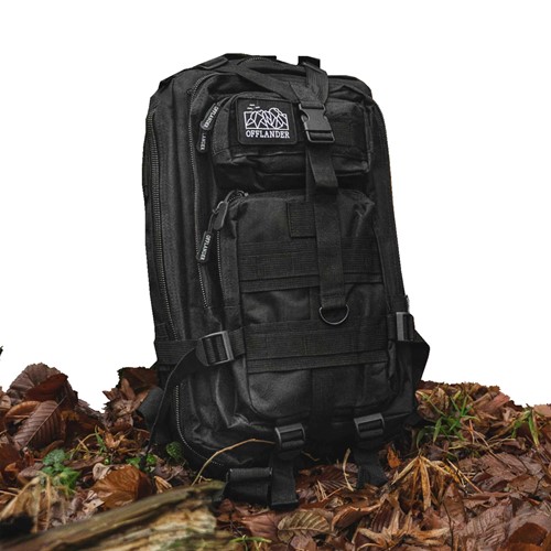 Plecak turystyczny Offlander Survival 25l czarny