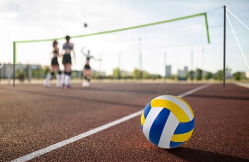 Siatka i stelaż do gry w siatkówkę Neo-Sport 350 cm