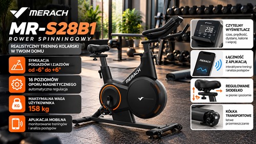 Rower spinningowy MERACH MR-S28B1