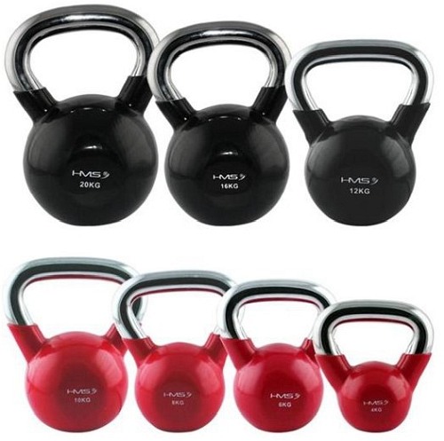 Kettlebell z chromowaną rączką HMS 10 kg