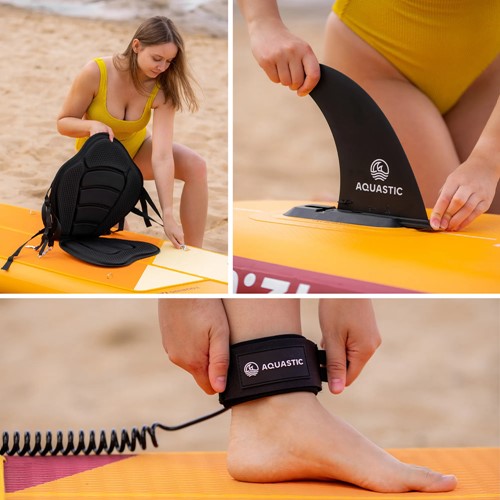 SUP Aquastic Touring 12'6" pomarańczowa