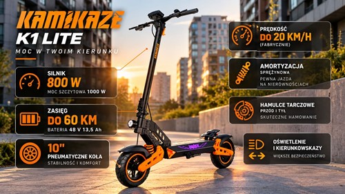 Hulajnoga elektryczna Kamikaze K1 Lite