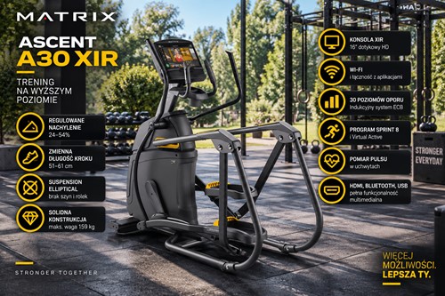 Trenażer eliptyczny Matrix A30 Ascent Trainer XIR