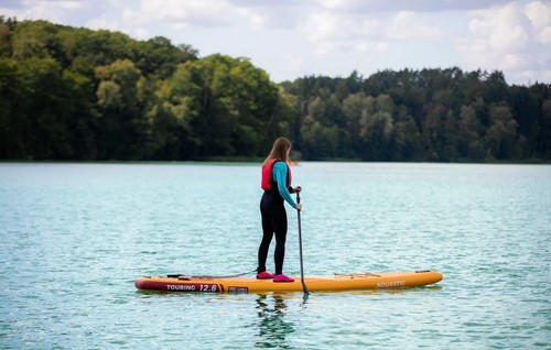 SUP Aquastic Touring 12'6" pomarańczowa