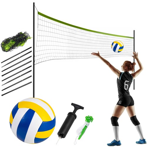 Siatka i stelaż do gry w siatkówkę Neo-Sport 350 cm