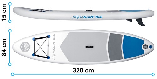 Neo-Sport Aquasurf 320 x 84 x 15 cm 170200
