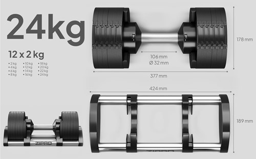 Zipro Round 24 kg