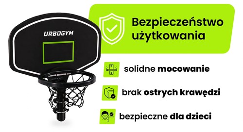 Zestaw do koszykówki na trampolinę UrboGym