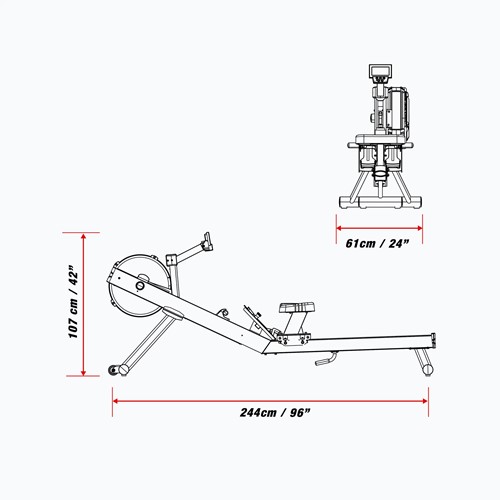 Ergometr wioślarski Xebex Air Rower 3.0 XBX-200