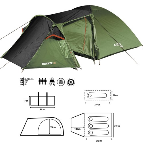 Nils Camp Trekker III NC6312