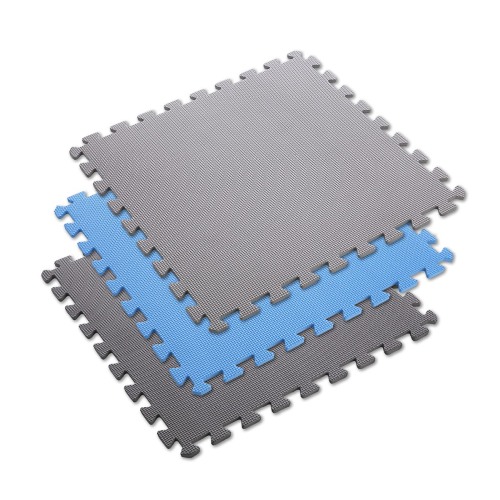 Mata puzzle One Fitness MP10 BLUE-GREY (9 elementów)