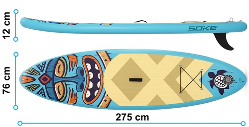 Deska SUP Soke Aquasurf 275 x 76 x 12 cm 850000