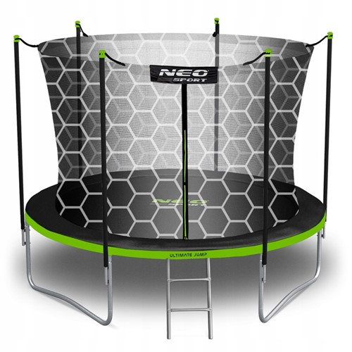 Trampolina ogrodowa NEO SPORT 8FT 252 cm z siatką wewnętrzną