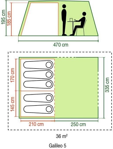 Namiot Coleman Galileo 5