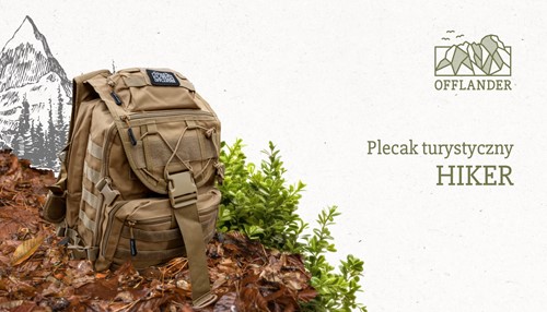 Plecak turystyczny Offlander Hiker 25l khaki