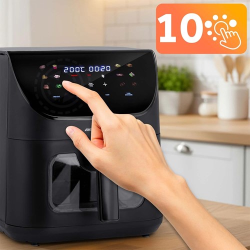 Frytkownica beztłuszczowa Air fryer Berdsen BD-660 czarna