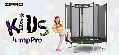 Trampolina Zipro Jump Pro z siatką zewnętrzną 4FT 127cm