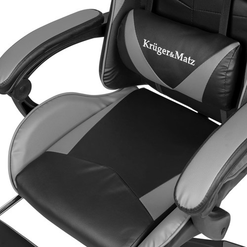 Fotel gamingowy Kruger&Matz GX-150 czarno-szary