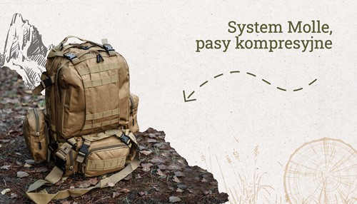 Plecak turystyczny Offlander Combo 38l khaki