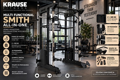 Wielofunkcyjna maszyna Smitha KRAUSE FITNESS