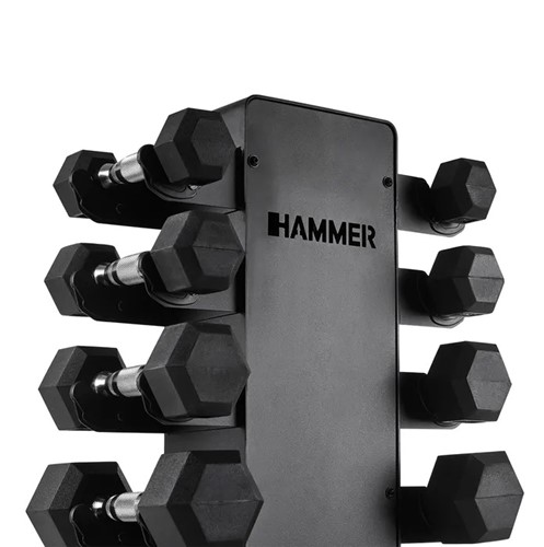 Zestaw hantli HEX ze stojakiem Hammer 1-10 kg