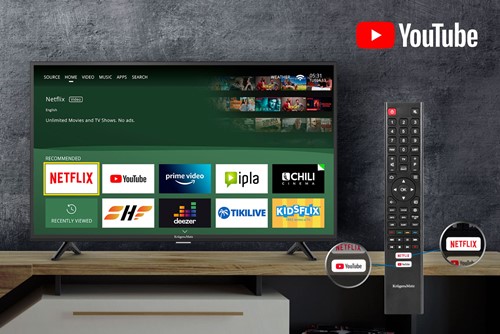 Telewizor Kruger&Matz 32" HD smart DVB-T2/S2 H.265 HEVC