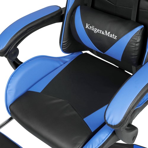 Fotel gamingowy Kruger&Matz GX-150 czarno-niebieski