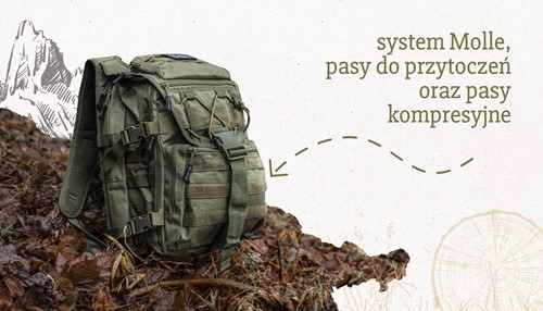 Plecak turystyczny Offlander Hiker 25l zielony