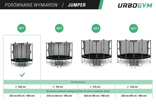 Urbogym Jumper 8ft