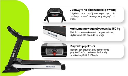 Bieżnia UrboGym V850S