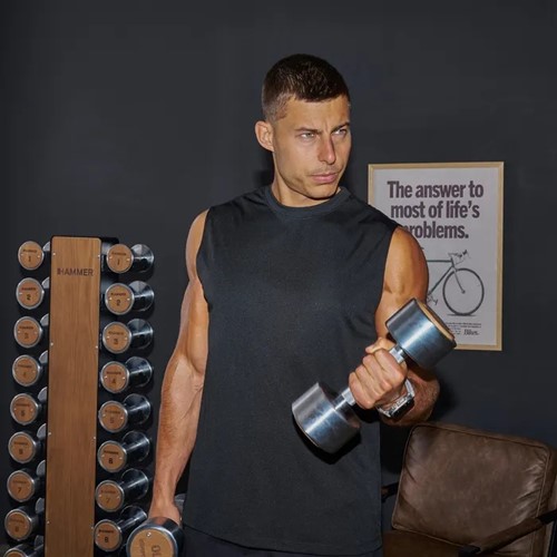 Zestaw hantli drewniano-stalowych Hammer 1-10 kg