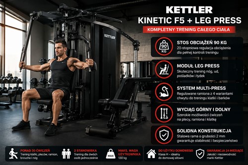 Atlas Kettler Multi-Gym Kinetic F5 + Leg Press