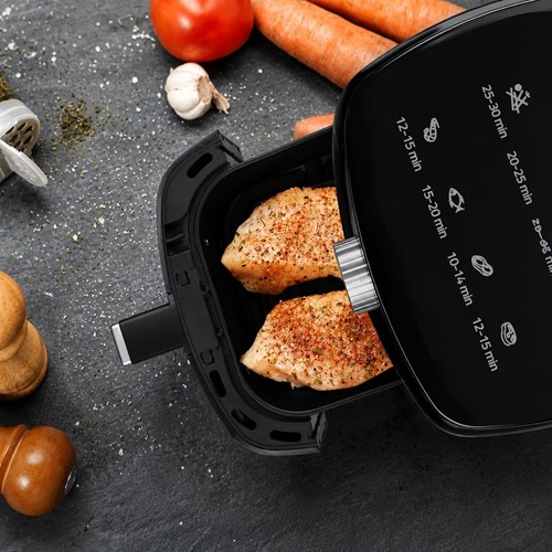 Frytkownica beztłuszczowa Air fryer Berdsen BD-654 czarna