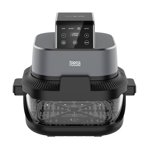 Frytkownica beztłuszczowa TEESA GLASS AIR FRYER 4L, 1,5 L, 1500W