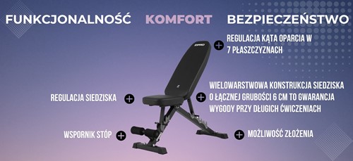 Ławka treningowa Zipro Jacked