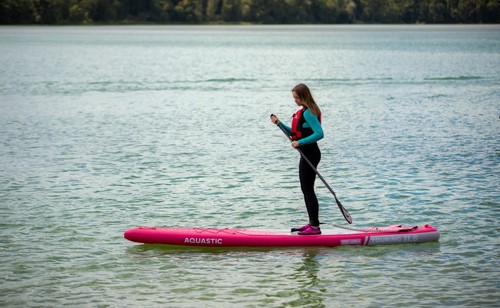 Deska SUP Aquastic Touring 11'6" różowa