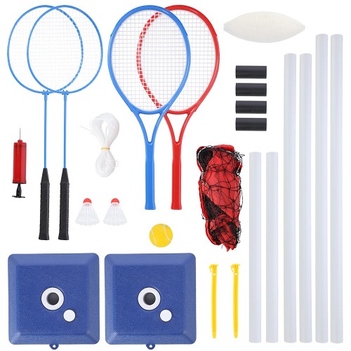 SIATKA MULTIFUNKCYJNA BADMINTON+TENIS+SIATKÓWKA NILS NT0300 3W1