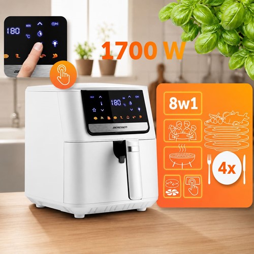 Frytkownica beztłuszczowa Air fryer Berdsen BD-662 biała