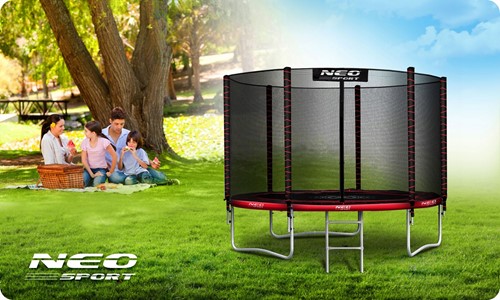 Trampolina ogrodowa NEO SPORT 6FT 183 cm 