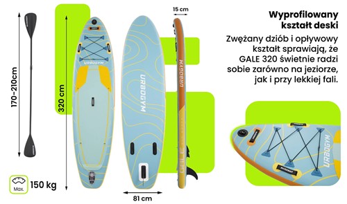 Urbogym SUP GALE 320