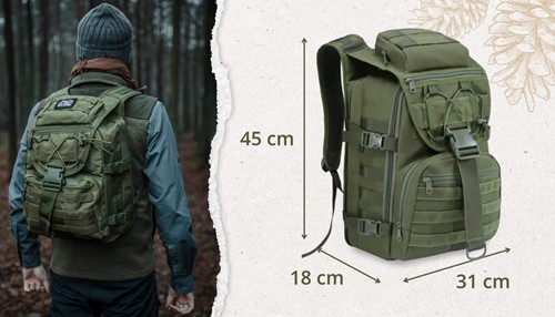 Plecak turystyczny Offlander Hiker 25l zielony